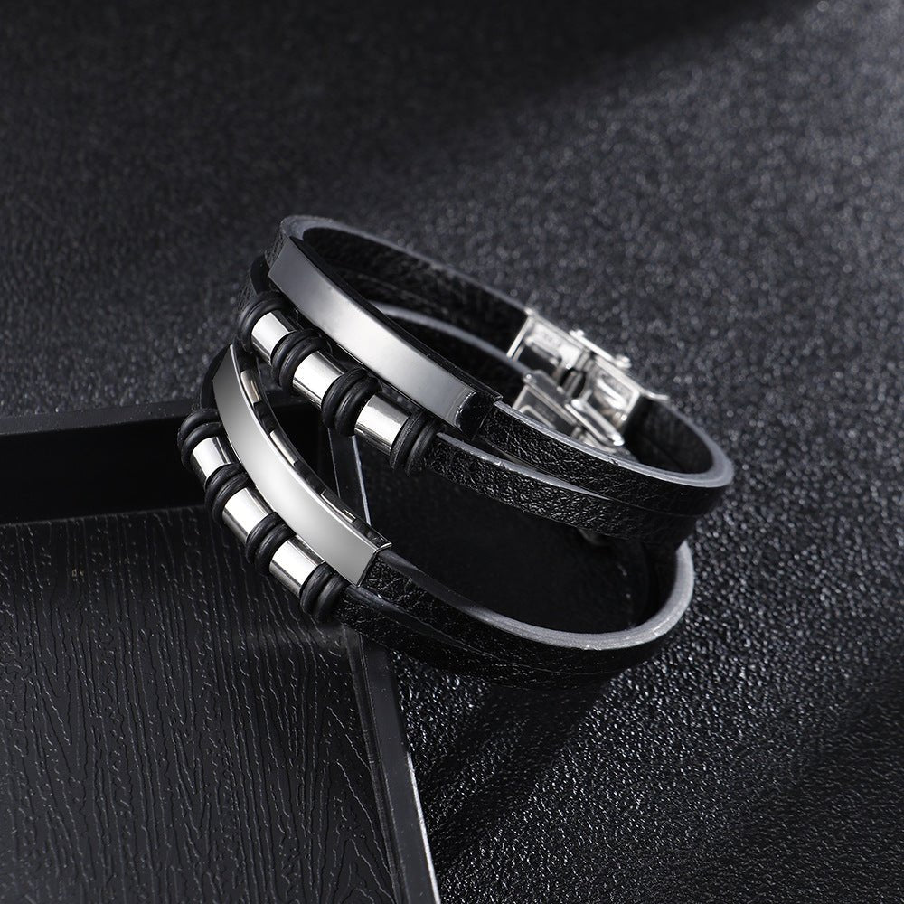 Duo - stripe Leather - DAPPER