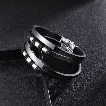 Duo - stripe Leather - DAPPER